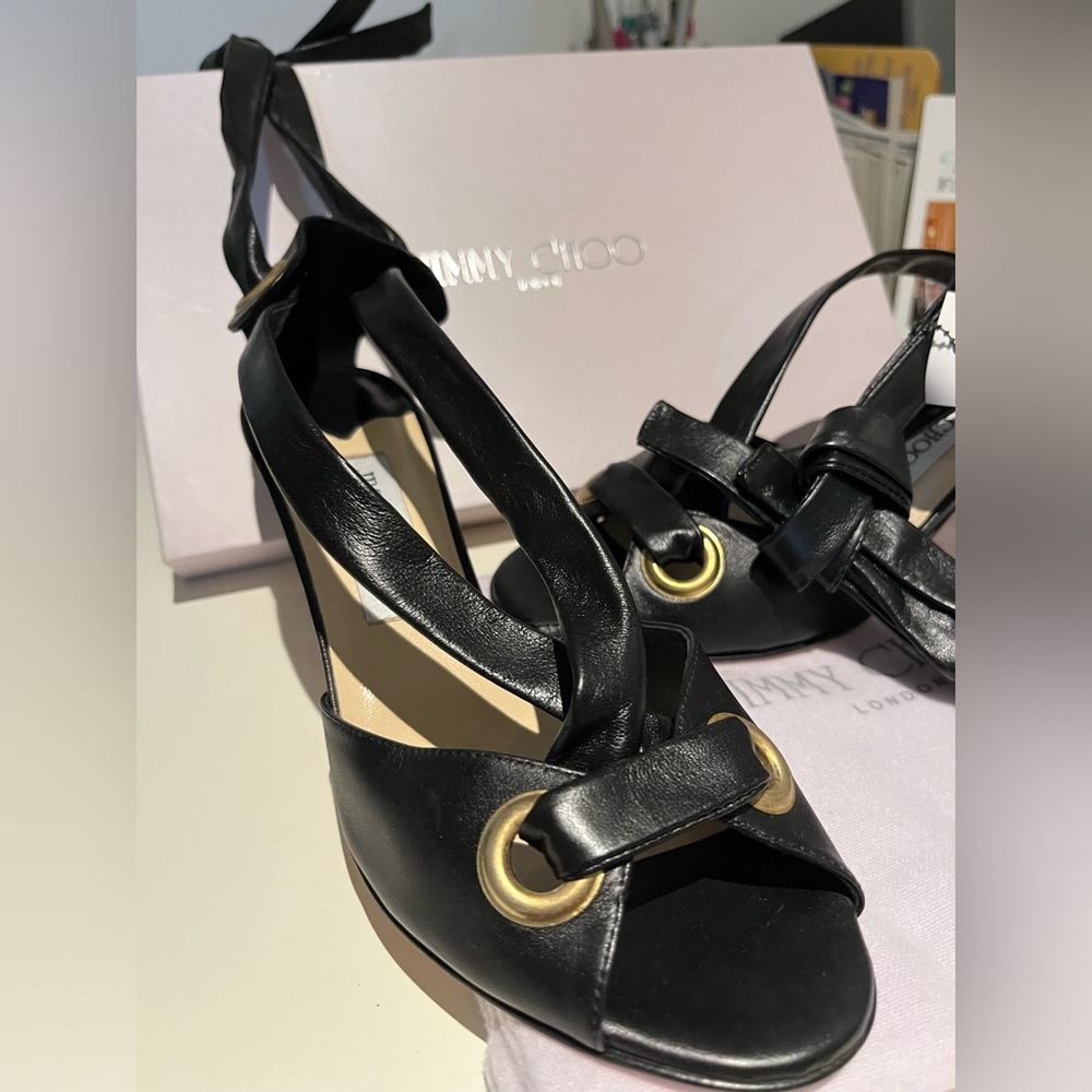 Jimmy Choo kitten heel sandals